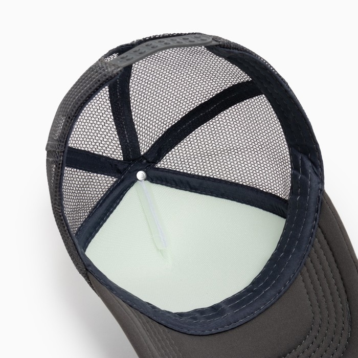 Бейсболка женская с сеткой MINAKU, цвет серый, размер 56-58 Бейсболка женская с сеткой MINAKU, цвет серый, размер 56-58