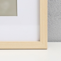 Фоторамка МДФ "Ellis" 30х40 см, с паспарту, натуральный 76717