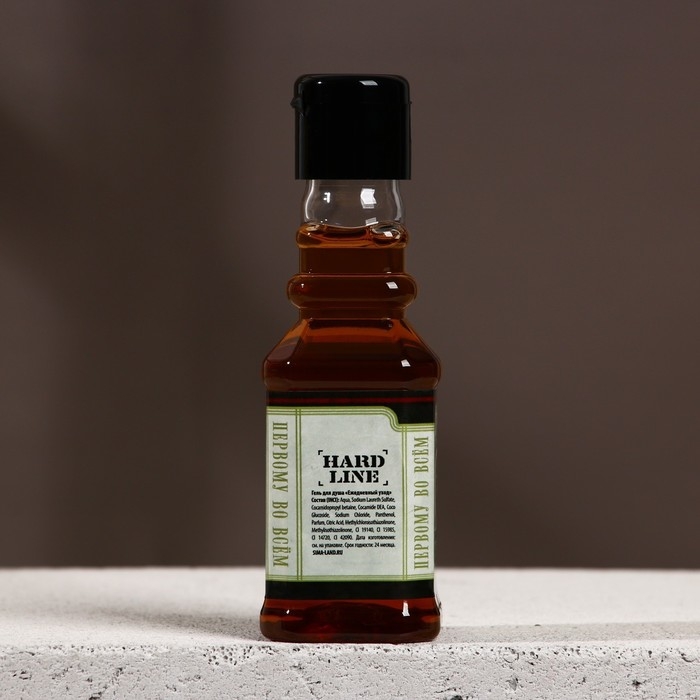 Подарочный набор косметики &laquo;На удачу&raquo;, гель для душа во флаконе виски 100 мл и стопка, Новый Год