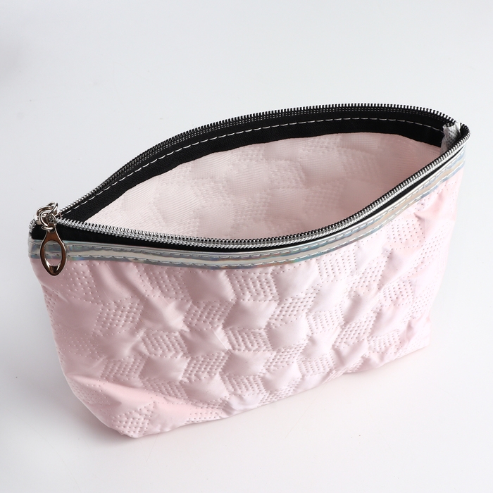 Косметичка на молнии, цвет розовый Косметичка на молнии, цвет розовый