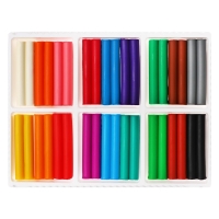 Пластилин мягкий (восковой), 18 цветов, 270 г, "Фантазия", со стеком, микс Пластилин мягкий (восковой), 18 цветов, 270 г, "Фантазия", со стеком, микс