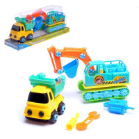 Конструктор винтовой &laquo;Экскаватор с грузовиком&raquo;