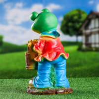 Садовая фигура "Лягушка с ведром", МИКС, 34х18х15см Садовая фигура "Лягушка с ведром", МИКС, 34х18х15см