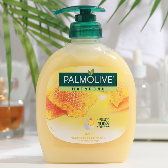 Жидкое мыло Palmolive Жидкое мыло Palmolive "Питание", "Мед и Увлажняющее молочко", 300 мл