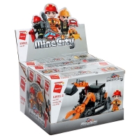 Конструктор «Огнеборцы. Пожарная машина», 4 вида, цвет МИКС Конструктор «Огнеборцы. Пожарная машина», 4 вида, цвет МИКС