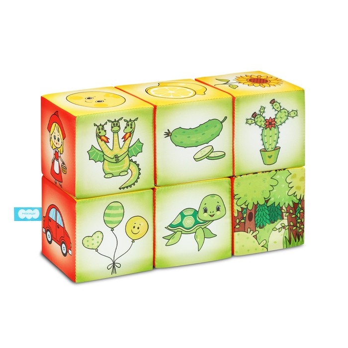 Набор мягких кубиков «Азбука цвета» Набор мягких кубиков «Азбука цвета»