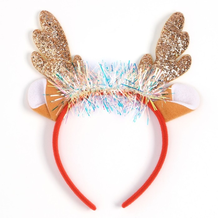 Карнавальный ободок &laquo;Рожки&raquo; с ушками