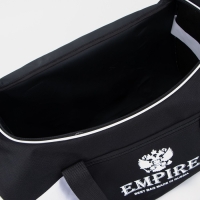 Сумка спортивная на молнии, наружный карман, длинный ремень, большой размер, цвет чёрный Сумка спортивная на молнии, наружный карман, длинный ремень, большой размер, цвет чёрный