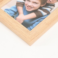 Фоторамка пластик на 3 фото 10х15 см "Мой любимый малыш" бук светлый 41х18 см