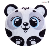 Грелка «Панда», детская, с вишнёвыми косточками, цвет серый Грелка «Панда», детская, с вишнёвыми косточками, цвет серый