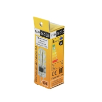 Лампа светодиодная Ecola Corn Micro, G4, 1.5 Вт, 4200 K, 320°, 35х10 мм Лампа светодиодная Ecola Corn Micro, G4, 1.5 Вт, 4200 K, 320°, 35х10 мм