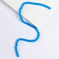 Бусины из натурального камня &laquo;Кошачий глаз&raquo; набор 50 шт.,1 шт. &mdash; 8 мм, голубой