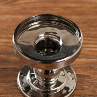 Подсвечник стекло на 1 свечу "Подиум" серебро хром 8,5х8,5х8,5 см Подсвечник стекло на 1 свечу "Подиум" серебро хром 8,5х8,5х8,5 см