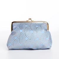 Косметичка на фермуаре, цвет голубой Косметичка на фермуаре, цвет голубой