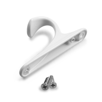 Крючок мебельный CAPPIO CLASSIC, однорожковый, белый Крючок мебельный CAPPIO CLASSIC, однорожковый, белый