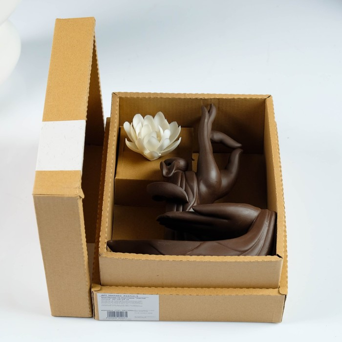 Подставка для благовоний Подставка для благовоний "Листья лотоса" 20х16х15см