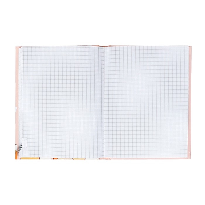 Блокнот А6, 80 листов в клетку "Милаш", твёрдая обложка, глянцевая ламинация, блок офсет