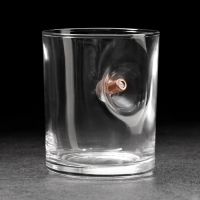 Стакан "Непробиваемый. ВМФ", для виски, эмблема с пулей, 250 мл Стакан "Непробиваемый. ВМФ", для виски, эмблема с пулей, 250 мл