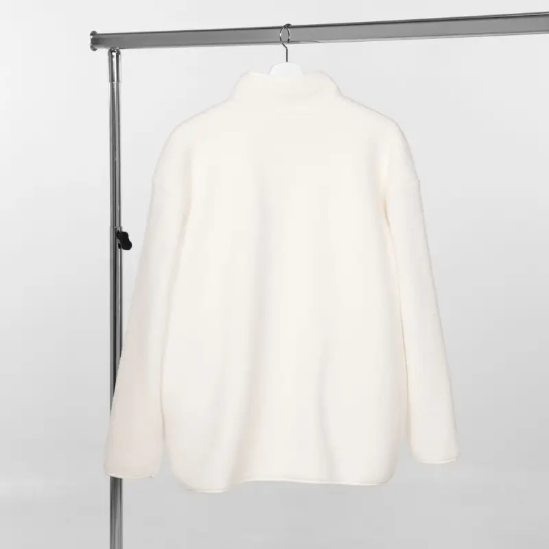 Куртка унисекс Oblako, молочно-белая, размер ХS/S