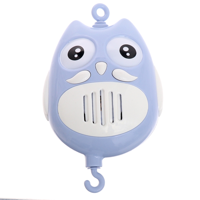 Мобиль музыкальный &laquo;Песенки совушки&raquo;, на батарейках, цвет голубой