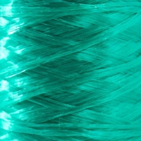 Пряжа "Для вязания мочалок" 100% полипропилен 400м/100&plusmn;10 гр в форме цилиндра (изумрудный)