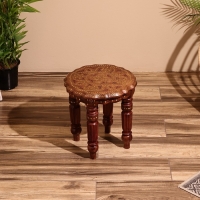 Столик кофейный 38х38х38 см, дерево шишам Столик кофейный 38х38х38 см, дерево шишам