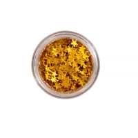 Глиттер пищевой фигурный "Звёзды", золотые Глиттер пищевой фигурный "Звёзды", золотые