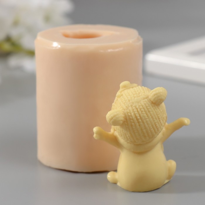 Молд силикон Молд силикон "Снеговик в шапке" 5 см