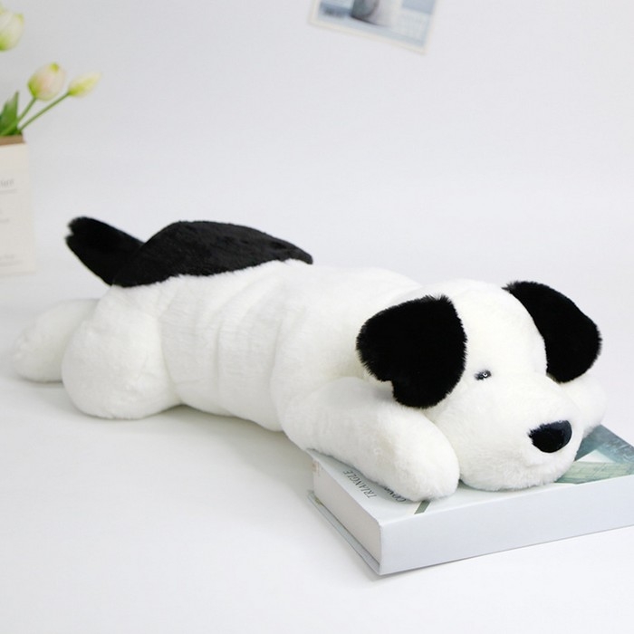 Мягкая игрушка "Собака", 75 см, цвет черно-белый