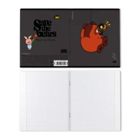 Тетрадь 48 листов в клетку, ErichKrause "Винни-Пух", обложка мелованный картон, блок офсет 100% белизна, МИКС Тетрадь 48 листов в клетку, ErichKrause "Винни-Пух", обложка мелованный картон, блок офсет 100% белизна, МИКС