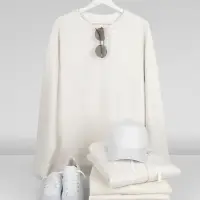 Свитшот унисекс S1, молочно-белый, размер XS/S Свитшот унисекс S1, молочно-белый, размер XS/S