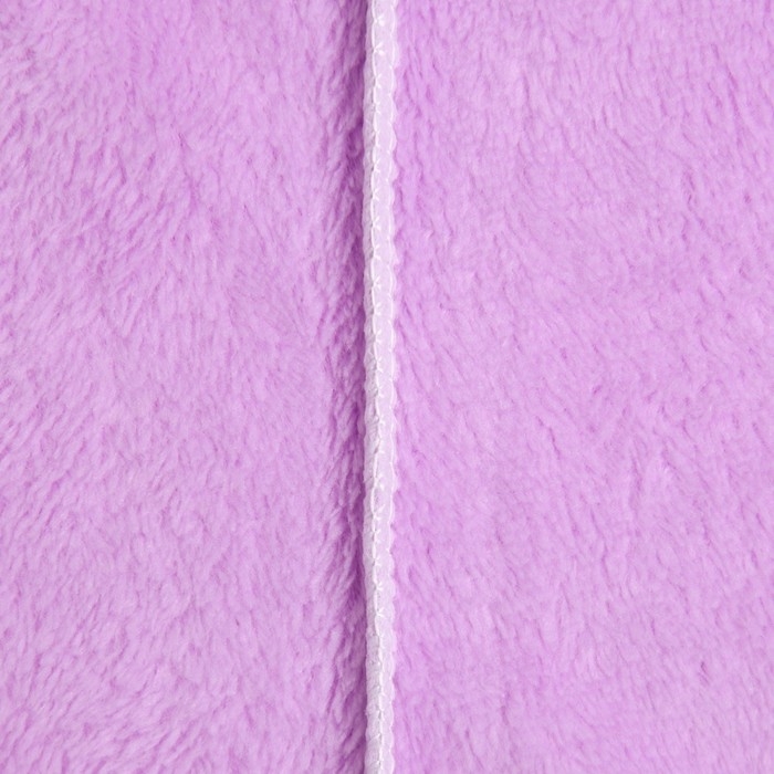 Полотенце-чалма для сушки волос Этель цвет сиреневый, 65*25 см, 100% п/э