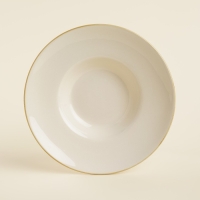Набор тарелок для пасты SL Home &laquo;Леггеро&raquo;, 160 мл, d=21 см, цвет бежевый
