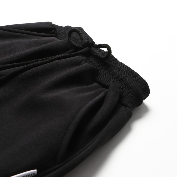 Брюки спортивные для мальчиков, НАЧЁС, цвет черный, рост 86-92 см