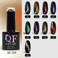 Гель лак для ногтей, &laquo;CAT`S EYE&raquo;, 3-х фазный, 8мл, LED/UV, цвет хамелеон/бронзовый (06)
