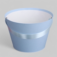 Переноска конус под цветы, голубая 11,5 х 17 х 12 см Переноска конус под цветы, голубая 11,5 х 17 х 12 см