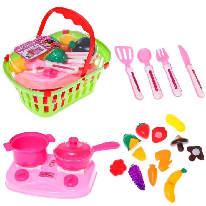 Игровой набор &laquo;Корзина с продуктами&raquo;, Минни Маус