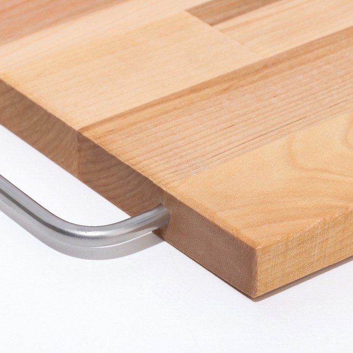 Набор досок разделочных Набор досок разделочных "Прямоугольник" 3 шт. метал.ручка 34х22х1,8;31х20х1,8;26х18х1,8 см