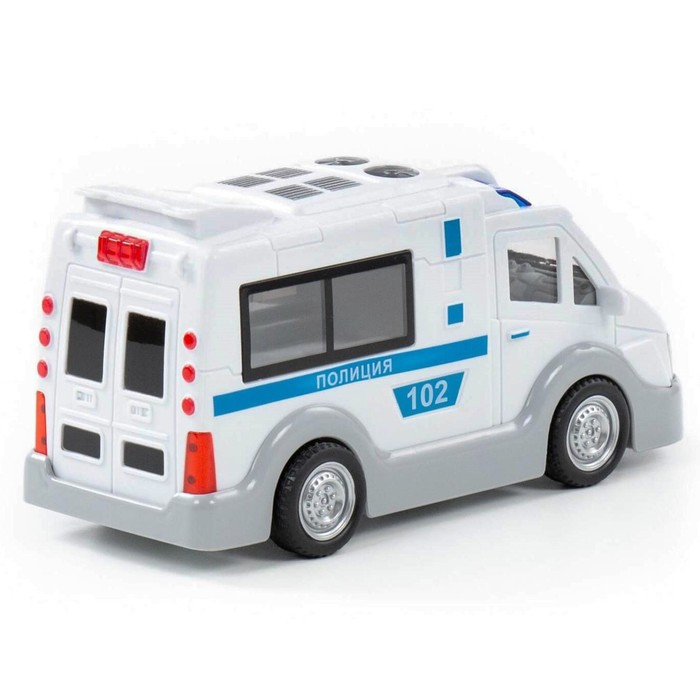 Автомобиль &laquo;Полиция&raquo; инерционный, со светом и звуком, МИКС