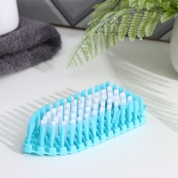 Щётка - утюжок Доляна, гибкая, 15,5&times;6,5&times;3,5 см, цвет МИКС