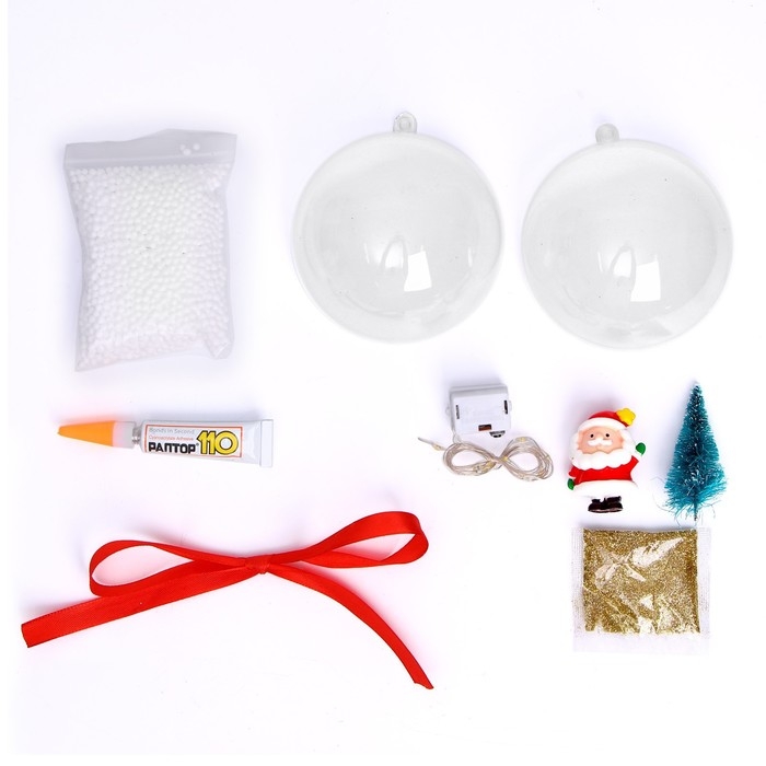 Набор для творчества «Снежный шарик», Дед Мороз Набор для творчества «Снежный шарик», Дед Мороз