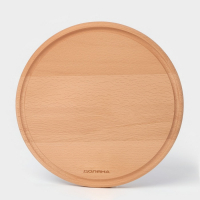 Доскa рaзделочнaя с кровостоком Премиум «Круглaя», d=25 см, бук Доскa рaзделочнaя с кровостоком Премиум «Круглaя», d=25 см, бук