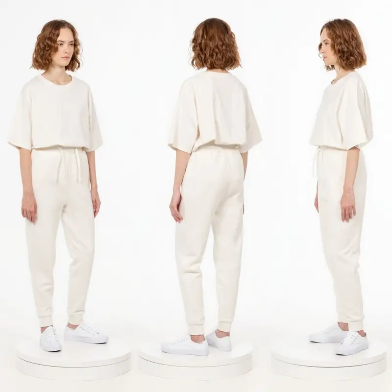 Джоггеры J2, молочно-белые, размер XS/S