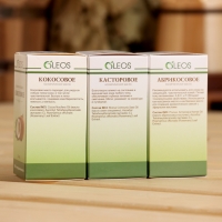 Ароматическое масло "Абрикос, Касторовое, Кокосовое", набор 3 шт по 30 мл Oleos Ароматическое масло "Абрикос, Касторовое, Кокосовое", набор 3 шт по 30 мл Oleos