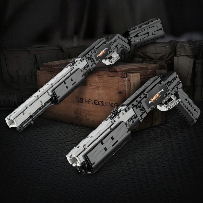 Конструктор &laquo;Техно. Дробовик&raquo;, 2 варианта сборки, 880 деталей