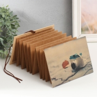 Фотоальбом гармошка 20 складок 38 сторон "Фотоаппарат на плитке" 17,5х12,5 см Фотоальбом гармошка 20 складок 38 сторон "Фотоаппарат на плитке" 17,5х12,5 см