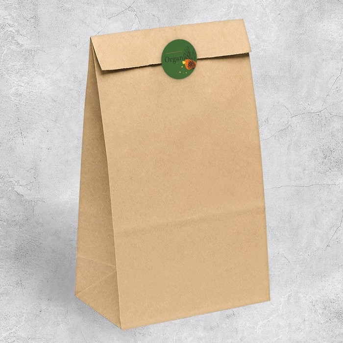 Наклейки для бизнеса, &laquo;Экологично&raquo;, 4 х 4 см, 11 м - 252 шт.