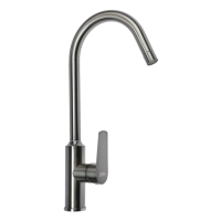 Смеситель для кухни ZEIN Z3766, однорычажный, высота излива 27 см, графит Смеситель для кухни ZEIN Z3766, однорычажный, высота излива 27 см, графит