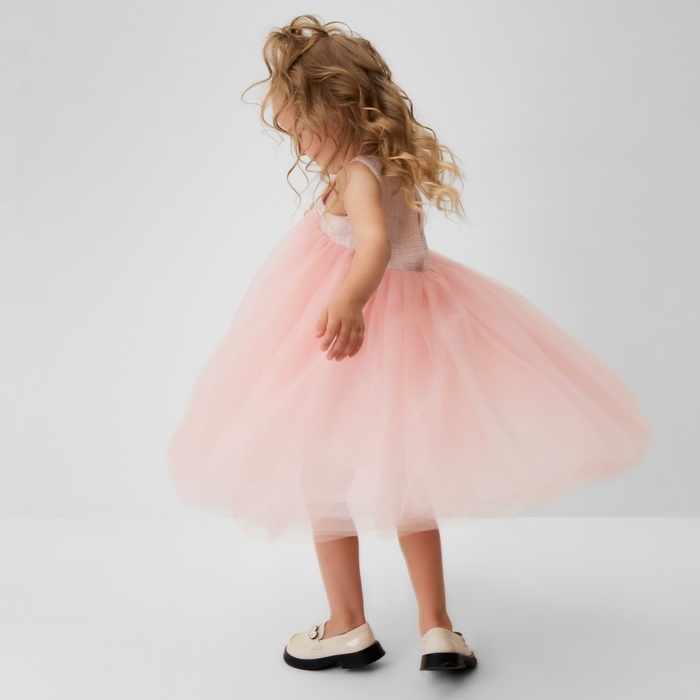 Платье для девочки MINAKU: PartyDress цвет розовый, рост 110