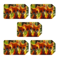 Набор шильдиков "Милые зверята" 4 вида, 20 штук, 5,5 х 8 см